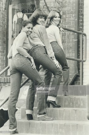  Sasson jeans are skintight and cigarette-legged.(Photo by David Cooper/Toronto Star via Getty Images)